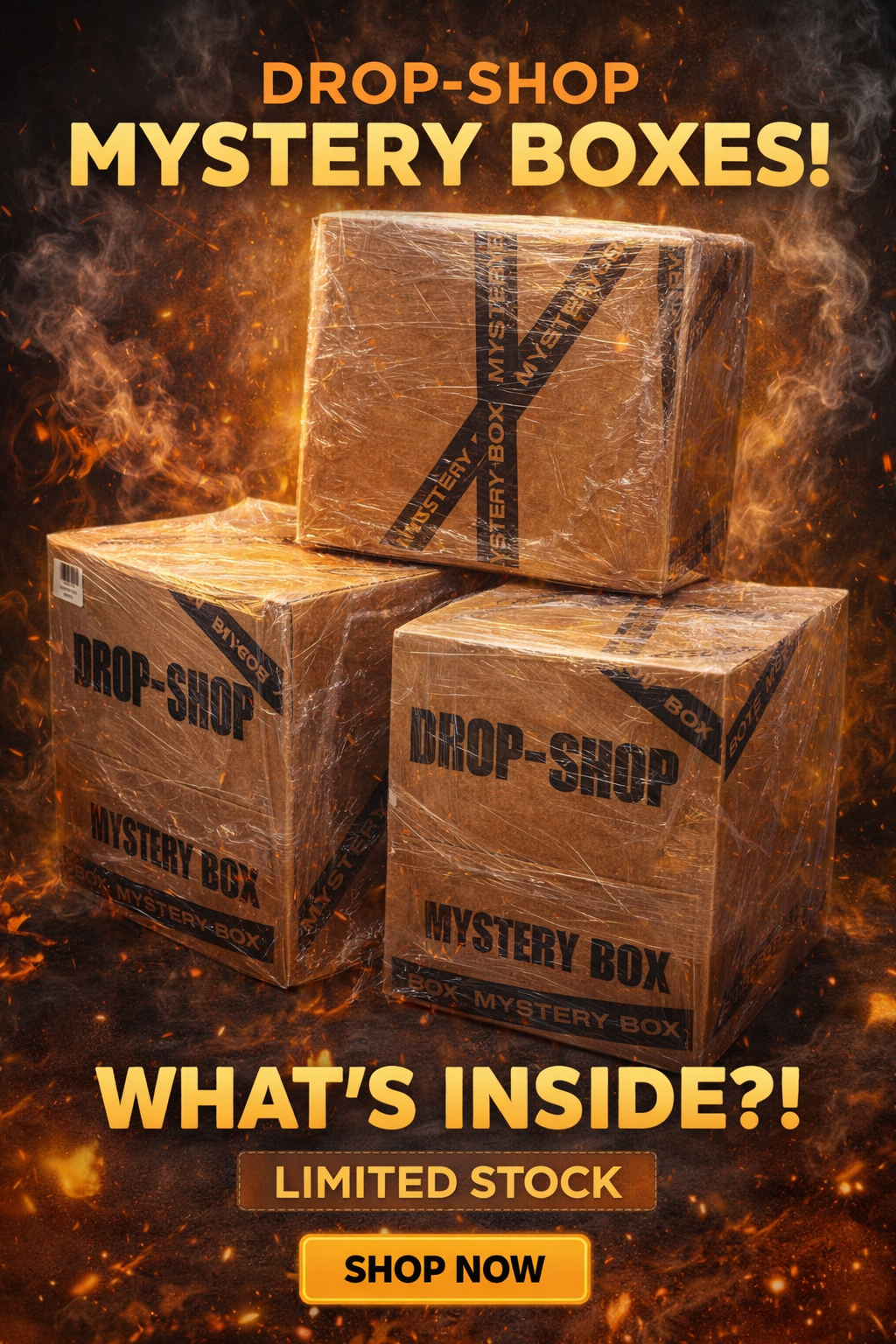 DROP-SHOP MYSTERY BOX (FINAL SALE, NO RETURNS, EXCHANGES, REFUNDS)