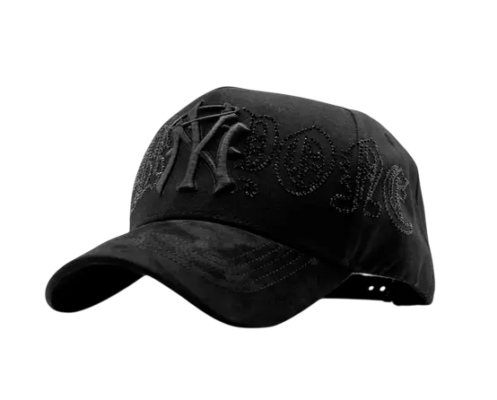 31 HATS MENS BLACK SNAPBACK RHINESTONE BLK